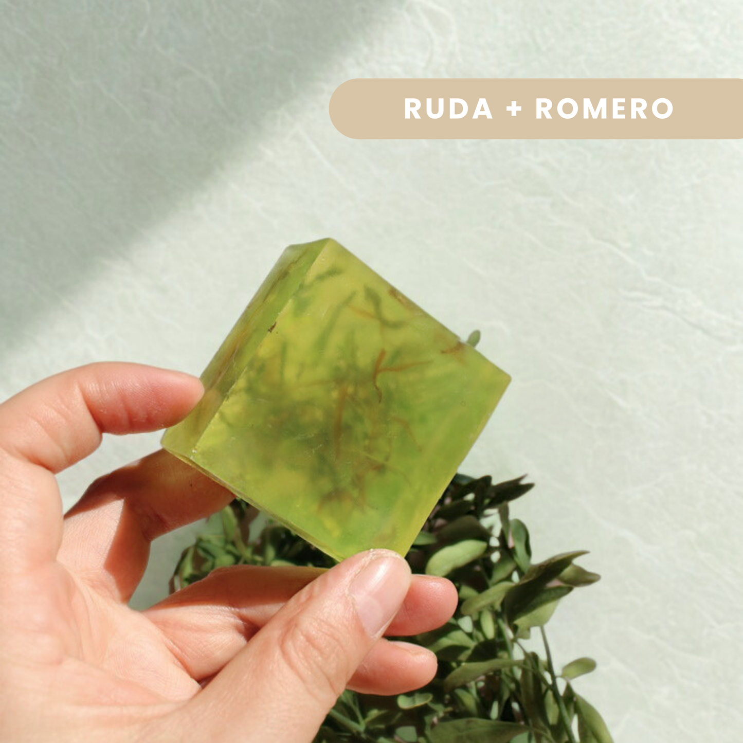Jabon Artesanal de Ruda + Romero