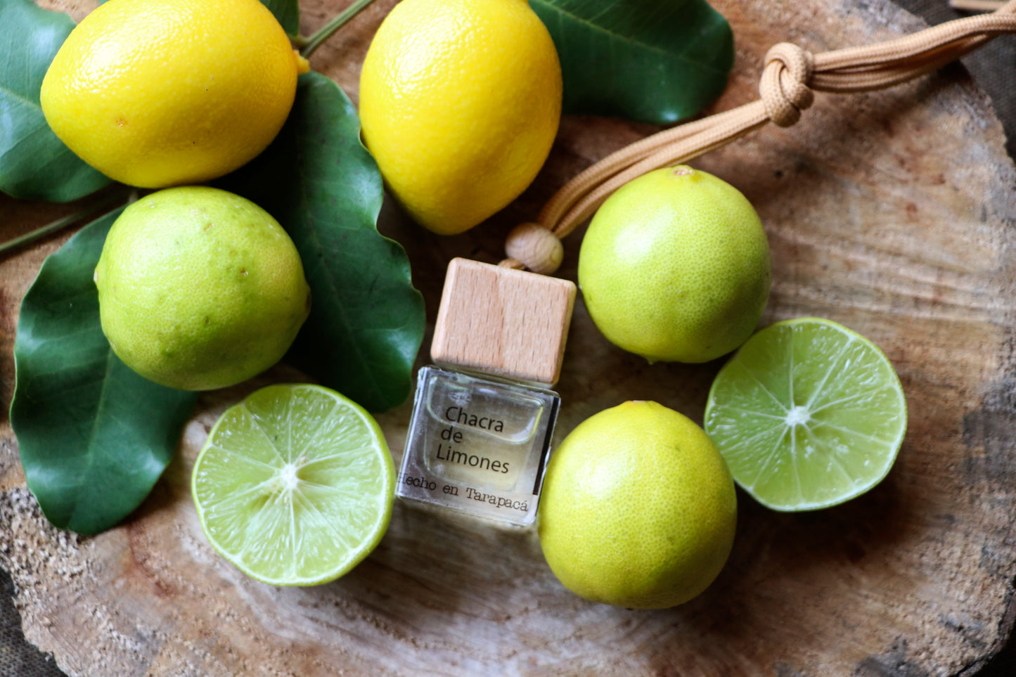 Difusor Colgante Autos Chacra de Limoneros, Hoja limón y Cedro