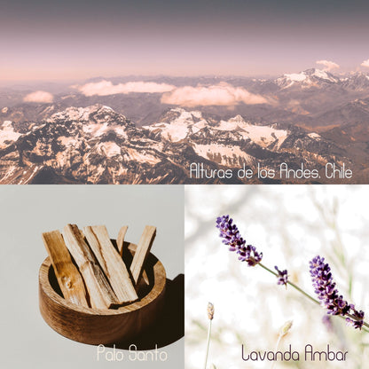 Difusor de varillas Alturas de los Andes - Lavanda y Palo Santo