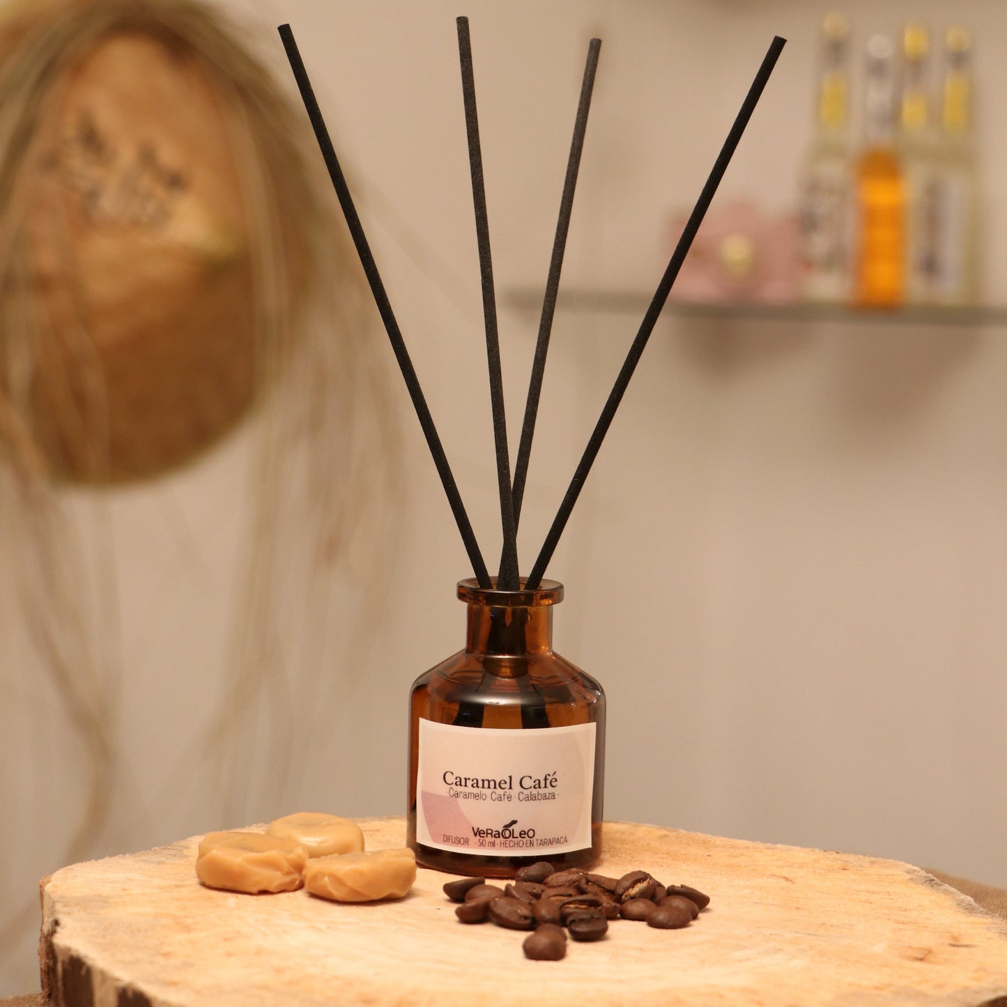 Difusor de varilla Caramel Cáfe - Café y Calabazas