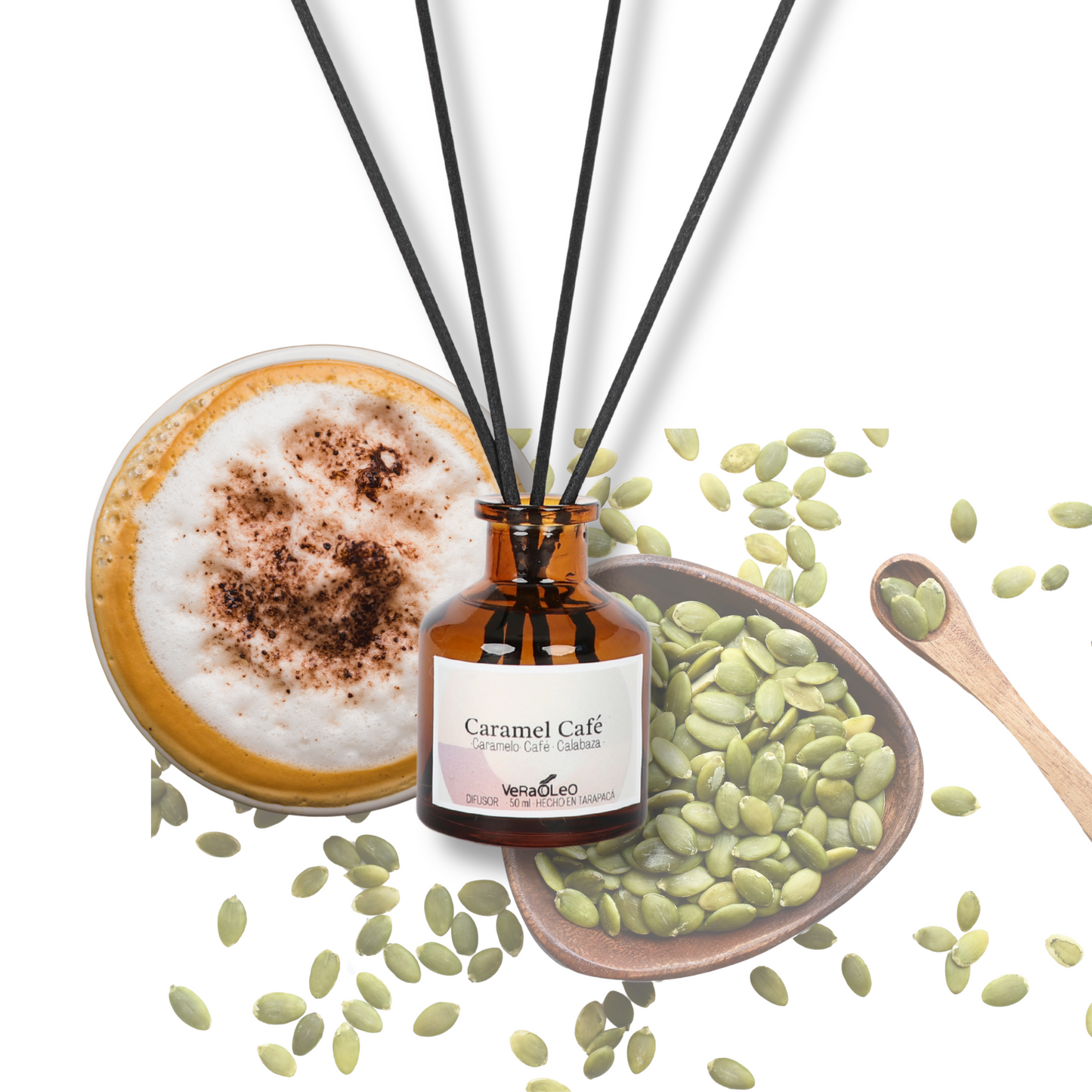 Difusor de varilla Caramel Cáfe - Café y Calabazas